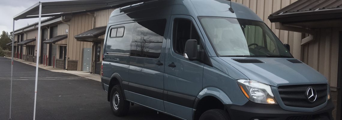For Sale 2018 Graphite Grey Sprinter Van 144 4×4 | Stock #: AV-006 – SOLD