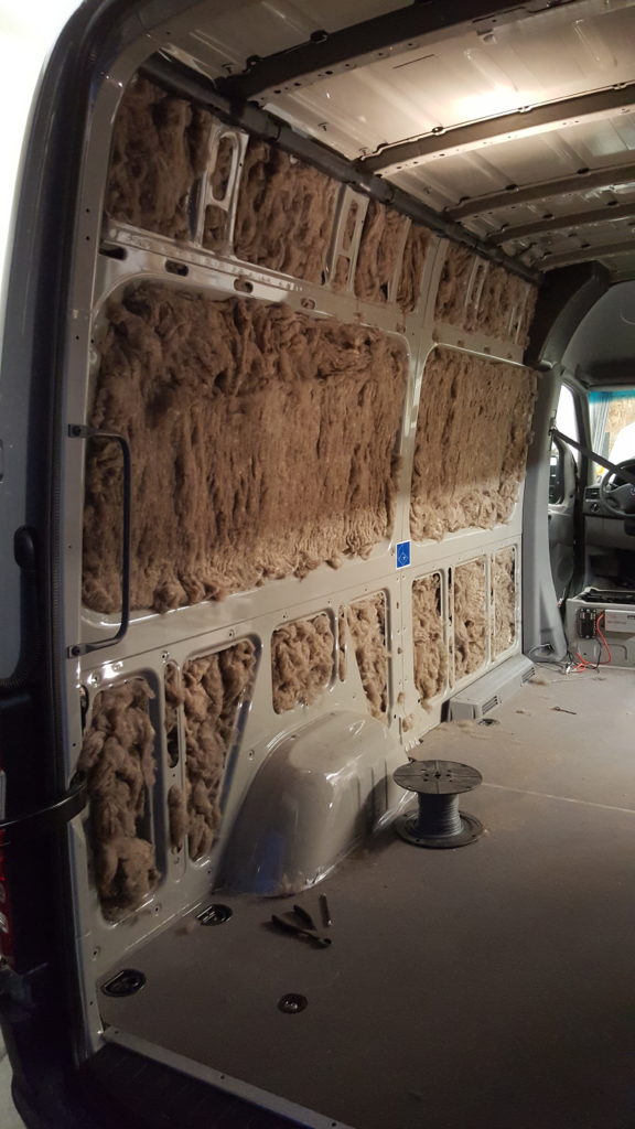 Action Van of Bend Oregon | Wool Insulation in a Sprinter Van