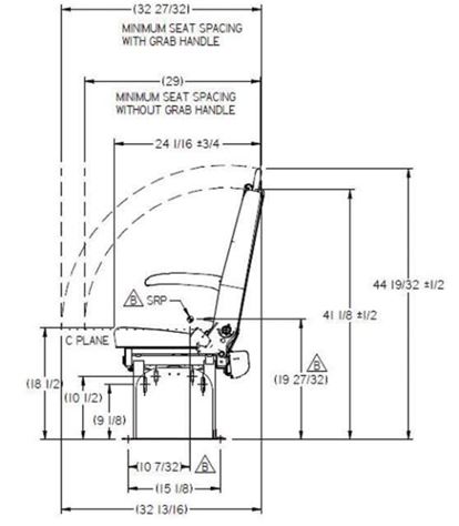 Action Van, LLC | Freeman 3PT Double-foldaway seats for camper vans